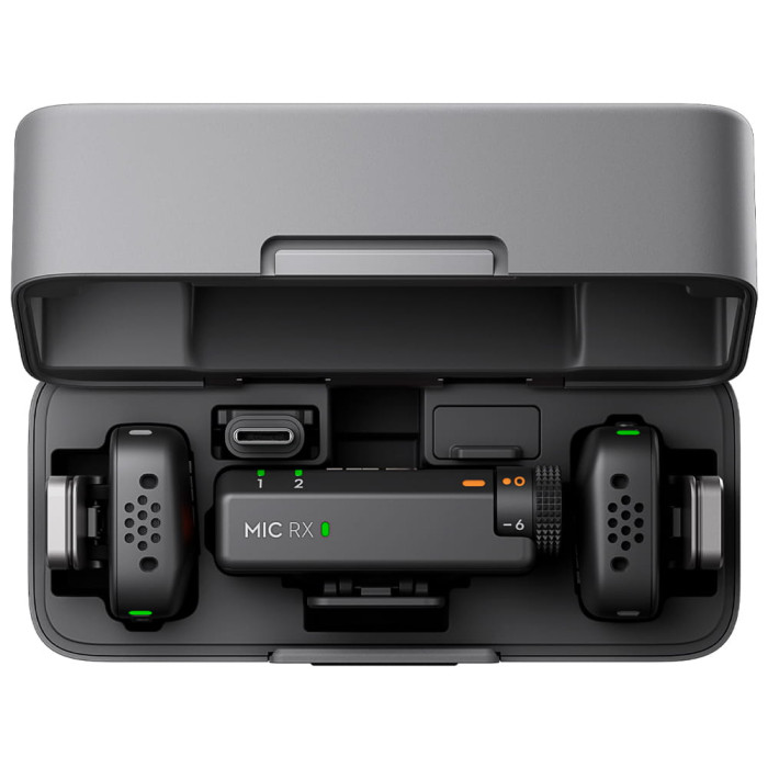 Мікрофонна радіосистема DJI Mic Mini (2TX + 1RX + Charging Case)