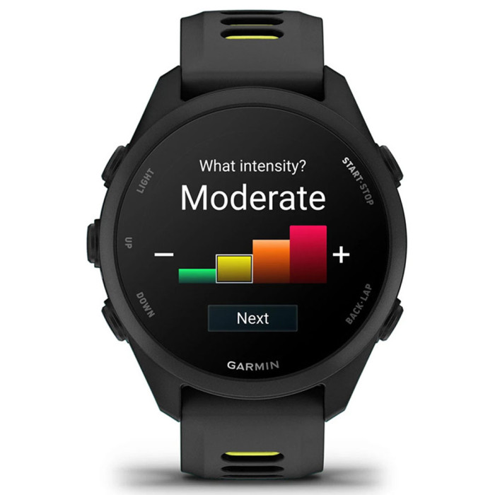 Смарт-годинник Garmin Forerunner 170 Black with Black/Amp Yellow Band