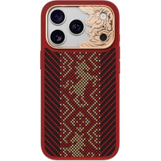 Чохол для iPhone 17 Pro Max / 18 Pro Max - Benks Armor Pro Kevlar Knight MagSafe, Red