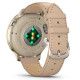 Смарт-годинник Garmin Venu 4 41mm Lunar Gold with Light Sand Leather Band