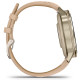 Смарт-годинник Garmin Venu 4 41mm Lunar Gold with Light Sand Leather Band