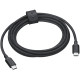 Кабель USB-C to USB-C - Woven, 2m (240W), Black (HC)