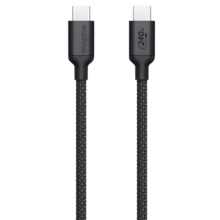 Кабель USB-C to USB-C - Woven, 2m (240W), Black (HC)