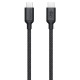 Кабель USB-C to USB-C - Woven, 2m (240W), Black (HC)