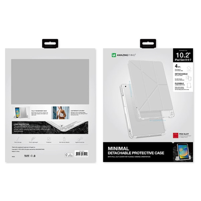 Чохол для iPad 11 (2025) / 10.9 (2022-24) - AmazingThing Minimal, Light Grey
