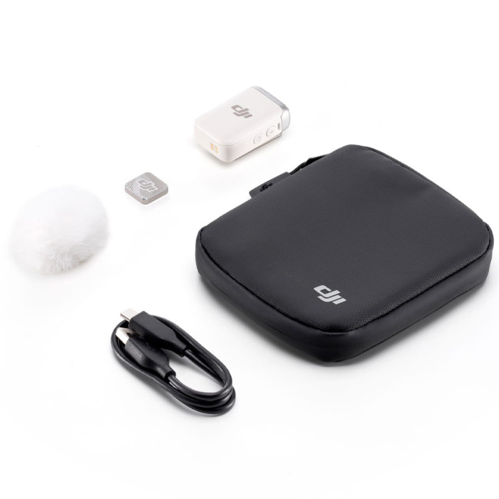 Передавач радіосистеми DJI Mic 2 Transmitter Pearl White