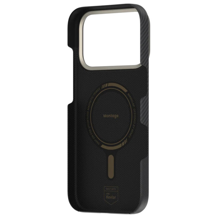 Чохол для iPhone 17 Pro Max / 18 Pro Max - Benks Montage ArmorAir Kevlar (600D/1500D) MagSafe, Black
