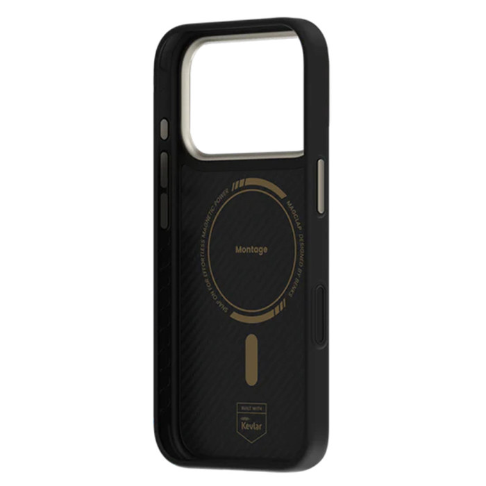 Чохол для iPhone 17 Pro Max / 18 Pro Max - Benks Montage ArmorPro Kevlar (600D/1500D) MagSafe, Black
