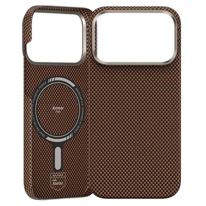 Чохол для iPhone 17 Pro Max / 18 Pro Max - Benks Armor Tint Kevlar MagSafe, Gold