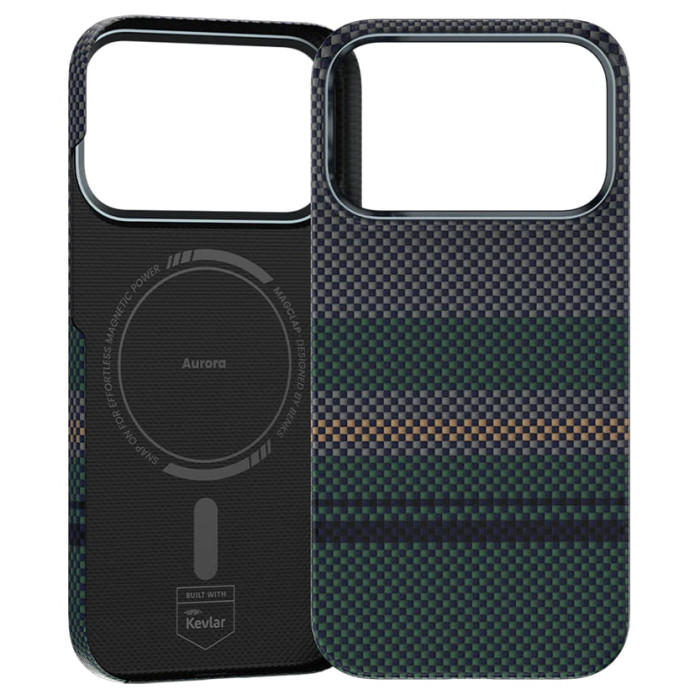 Чохол для iPhone 17 Pro Max / 18 Pro Max - Benks Armor Air Kevlar Aurora MagSafe, Black