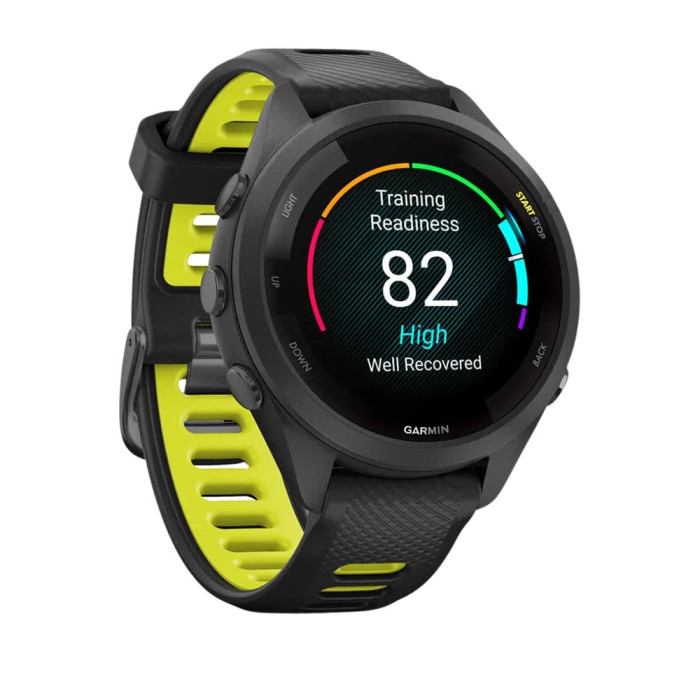 Смарт-годинник Garmin Forerunner 265S Black Bezel and Case w. Black/Amp Yellow S. Band