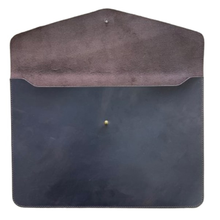 Чохол-конверт для Macbook 13 - Leather Case, Black