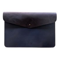 Чохол-конверт для Macbook 13 - Leather Case, Black