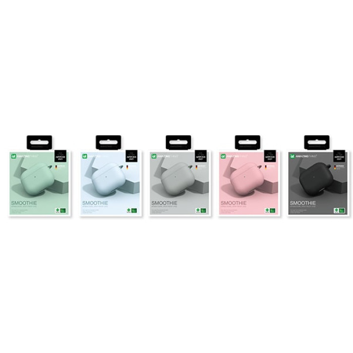 Чохол для Apple AirPods 3 - AmazingThing Smoothie, Black