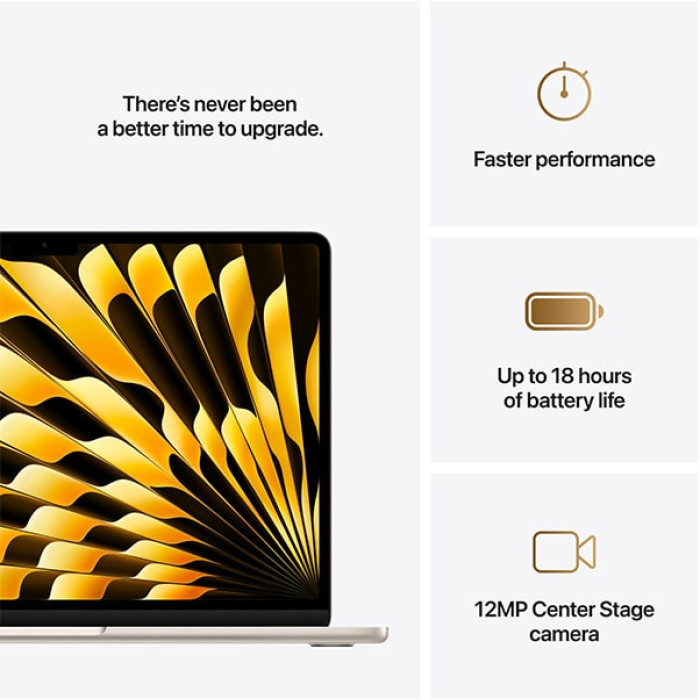 Apple Macbook Air 15 / M4 / 16Gb / 256Gb / Starlight (2025) Вживаний (б/в)