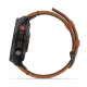 Смарт-годинник Garmin Fenix 8 Pro 47mm AMOLED Carbon Gray DLC Titanium with Chestnut Leather Band
