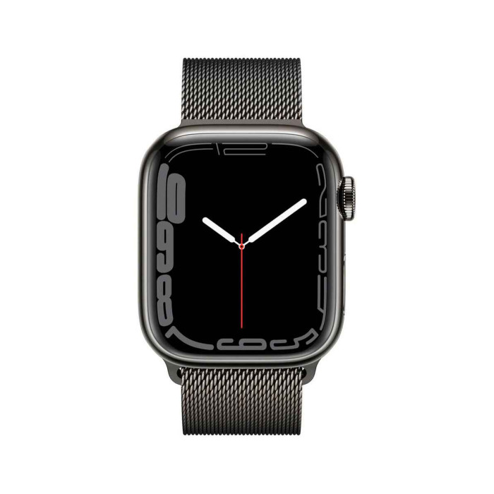 Apple Watch S7 45mm Graphite Stainless Steel, Graphite Stainless Steel Loop LTE Вживаний (б/в)