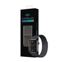Ремінець для Apple Watch - 38/40/41mm, Monblan Milanese Series, Black