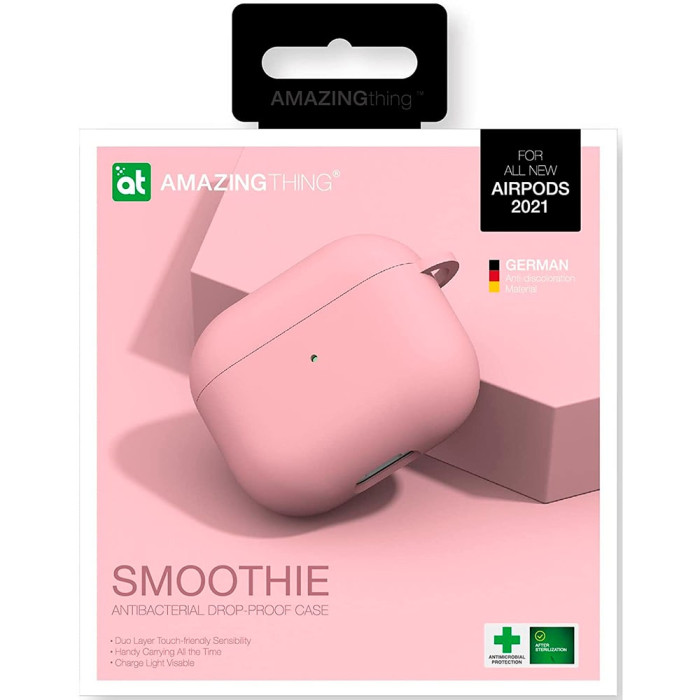 Чохол для Apple AirPods 3 - AmazingThing Smoothie, Pink
