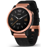 Смарт-годинник Garmin Fenix 6S Pro Sapphire Rose Gold with Heathered Black Nylon Band Вживаний (б/в)
