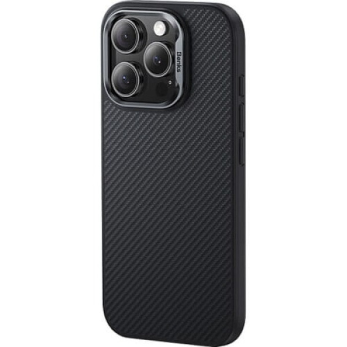 Чохол для iPhone 15 Pro - Benks Armor Pro Kevlar (600D) MagSafe, Black