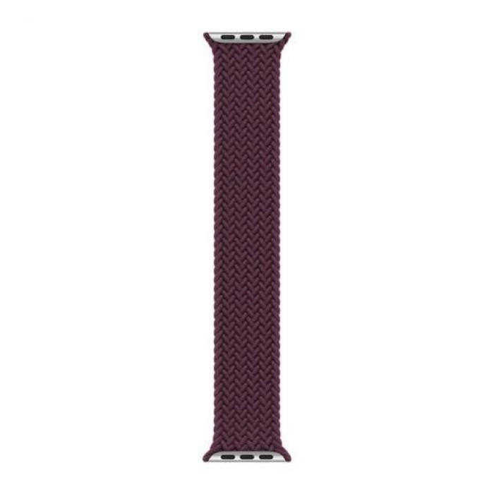 Ремінець для Apple Watch - 42/44/45/46/49mm, Braided Solo Loop, Plum (L/160mm)