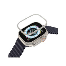 Захисна рамка для Apple Watch 49mm - Blueo, Titanium Frame, Natural Titanium