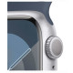 Apple Watch S9 45mm Silver, Storm Blue Sport Band (S/M), LTE