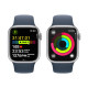 Apple Watch S9 45mm Silver, Storm Blue Sport Band (S/M), LTE