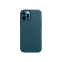 Чохол для iPhone 12 Pro Max - Apple Leather MagSafe, Baltic Blue