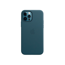 Чохол для iPhone 12 Pro Max - Apple Leather MagSafe, Baltic Blue