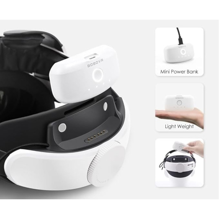 Кріплення для Meta Quest 3 - BOBOVR M3 PRO Battery Head Strap
