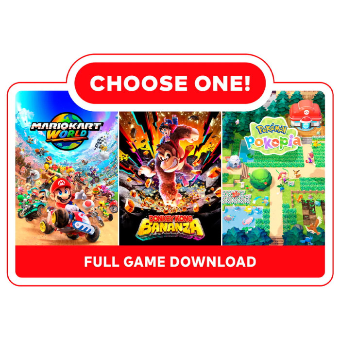 Портативна ігрова приставка - Nintendo Switch 2: Choose Your Game Bundle, Як Новий