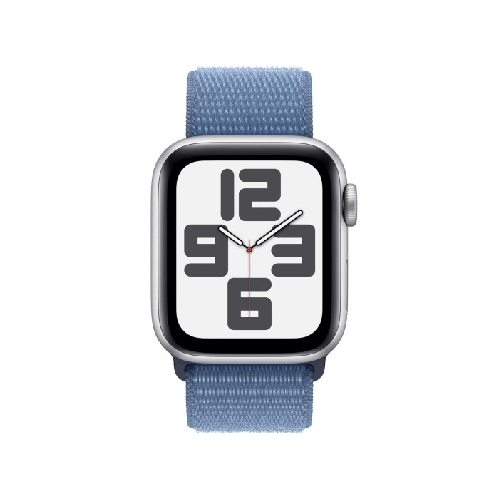 Apple Watch SE (2Gen) 40mm Silver, Winter Blue Sport Loop
