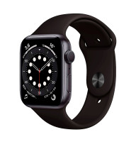 Apple Watch S6 44mm Space Gray, Black Sport Band
