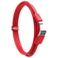 Кабель USB to USB-C - iWalk, Twister C 1m, Red