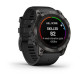 Смарт-годинник Garmin Fenix 7X Pro Sapphire Solar Carbon Gray DLC Tit with Black Band Вживаний (б/в)