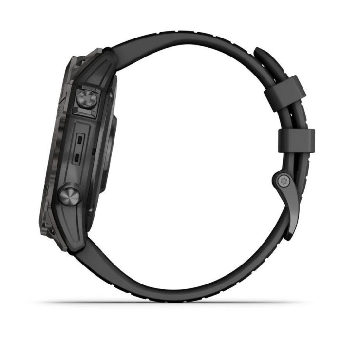 Смарт-годинник Garmin Fenix 7X Pro Sapphire Solar Carbon Gray DLC Tit with Black Band Вживаний (б/в)