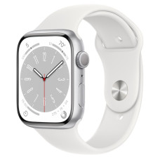 Apple Watch S8 41mm Silver, White Sport Band LTE Як новий