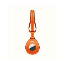 Шкіряний чохол для Apple AirTag - Wiwu Calfskin Bag Charm, Orange