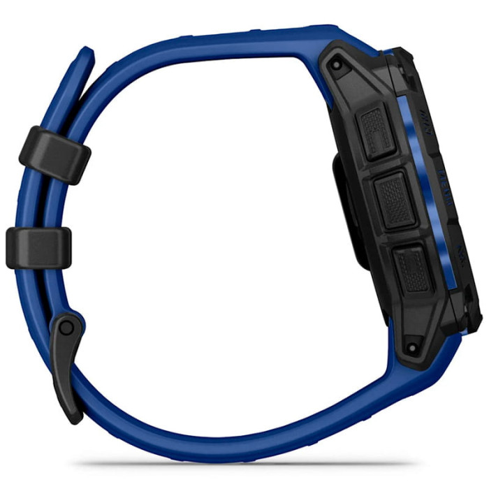 Смарт-годинник Garmin Instinct 3 45mm AMOLED Black with Blue Band
