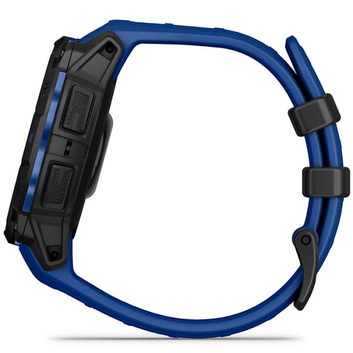 Смарт-годинник Garmin Instinct 3 45mm AMOLED Black with Blue Band