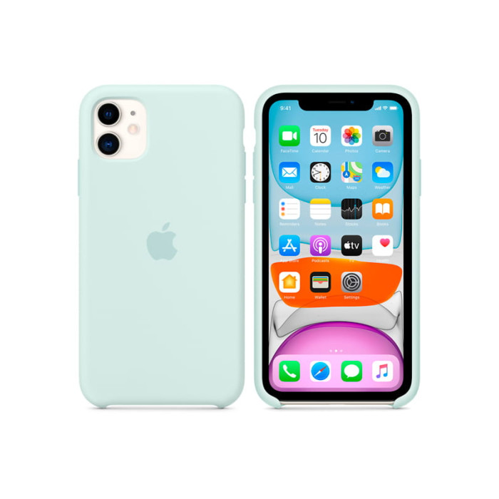 Чохол для iPhone 11 - Silicone, Seafoam (HC)