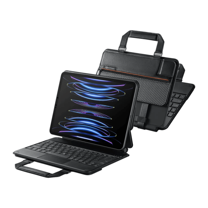 Pitaka Keyboard with FlipBook Case for iPad Pro 12.9 (3-6 Gen)