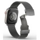 Ремінець для Apple Watch - 42/44/45/46/49mm, AmazingThing Titan Metal, Black