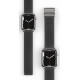 Ремінець для Apple Watch - 42/44/45/46/49mm, AmazingThing Titan Metal, Black