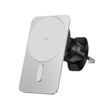 Тримач з безпровідною зарядкою WIWU Wi-Q001 Liberator Wireless Charger with MagSafe 15W White