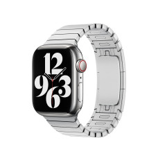 Apple Watch S7 45mm Silver Stainless, Silver Steel Milanese LTE Вживаний (б/в)