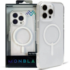 Чохол для iPhone 16 Pro Max - Monblan Crystal MagSafe, Transparent