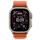 Apple Watch Ultra 3 Natural Titanium, Terra Cotta Alpine Loop, (Large), LTE